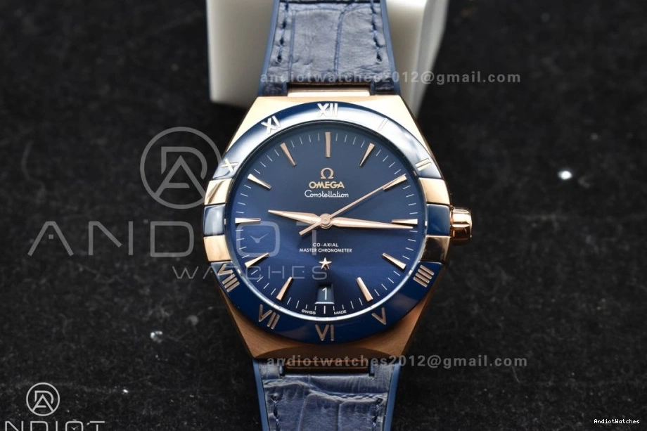 A8900 Dial Blue Ceramic Best On VSF Super Edition Durable Clone Blue Blue 541 YG Gummy Constellation Strap 1:1 1111